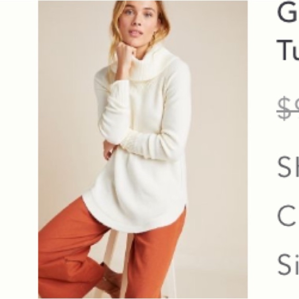 Anthropologie tunic sweater